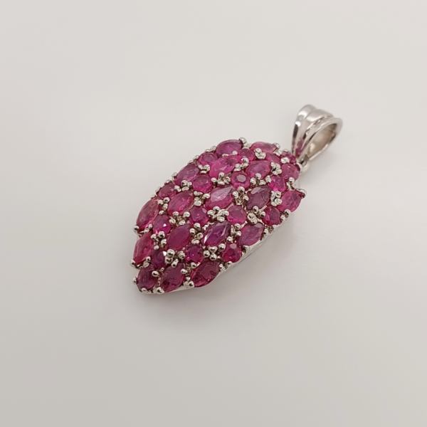 Silver Ruby Pendant 925