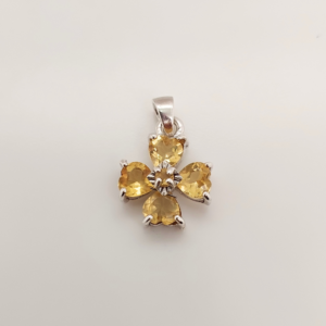 925 Silver Citrine Pendant